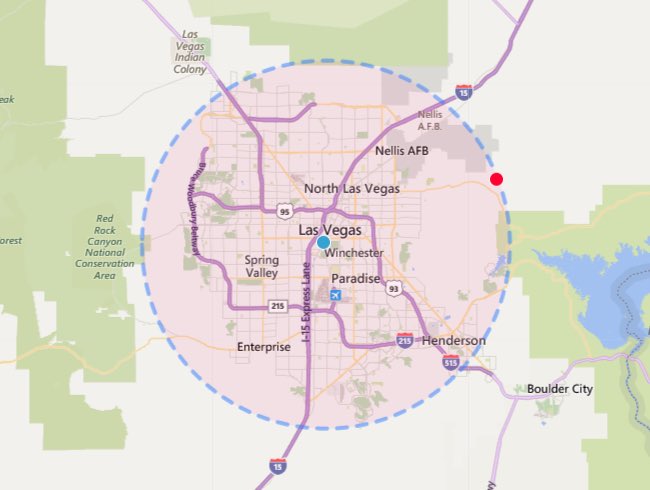 Measure Radius on Map