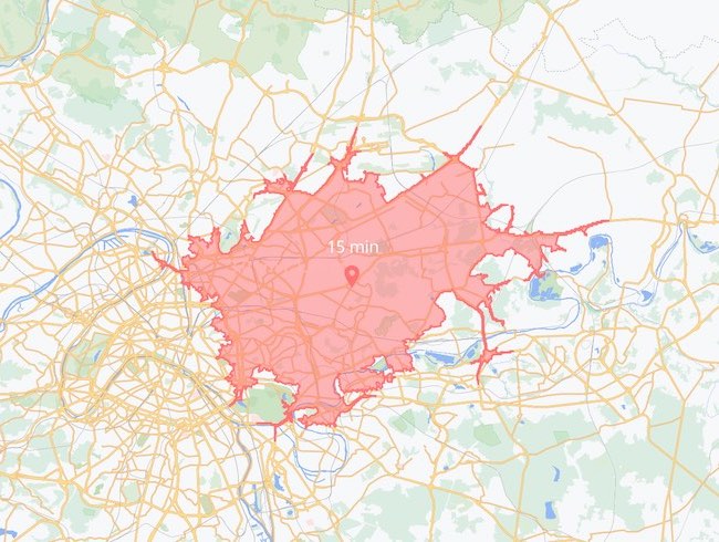 Generate Isochrone Map